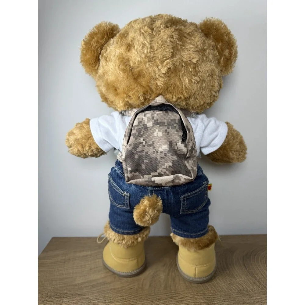 Build-A-Bear Bearemy Brown Teddy Bear Plush Stuffed Animal Mascot BAB + Clothes
